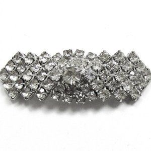 Vintage 1950s Dazzling Mid-Century Rhinestone Shoe Clips